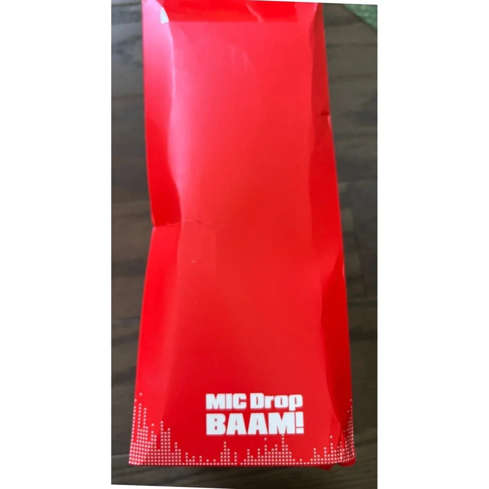 BTS TinyTAN RM Plush Toy Mic Drop Edition Official Big Hit Music Red Jacket 11in